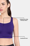 Zelocity High Impact Moisture Wicking Sports Bra - Violet Indigo — thumbnail 7